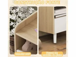 Online Mesita de noche infantil Drácena 1 compartimento + cajón +3A /natural 40x40x32,5 cm Muebles Niño