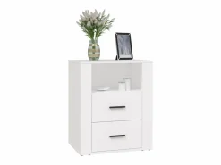 Outlet Mesita de noche madera contrachapada 50x36x60 cm Mesita De Noche