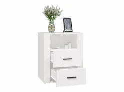 Outlet Mesita de noche madera contrachapada 50x36x60 cm Mesita De Noche