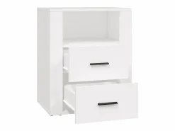 Outlet Mesita de noche madera contrachapada 50x36x60 cm Mesita De Noche