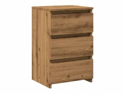 Clicnbuy Mesita de noche madera de ingeniería roble artisan 40x35x62,5cm