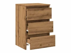Clicnbuy Mesita de noche madera de ingeniería roble artisan 40x35x62,5cm
