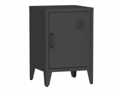 Best Mesita industrial con 1 puerta, set de 2 Muebles Niño