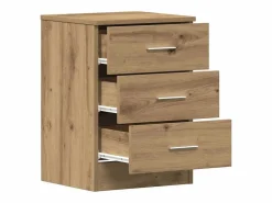Clicnbuy Mesitas de noche 2 unidades madera roble artisan 38x35x55 cm