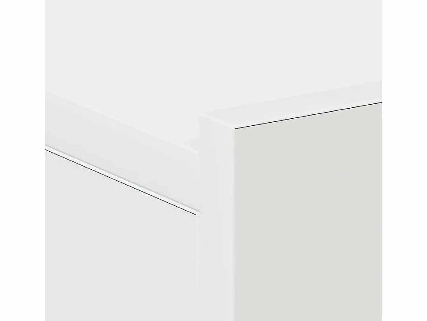 vidaxl Mesitas de noche flotantes 2 uds madera ingeniería Blanco