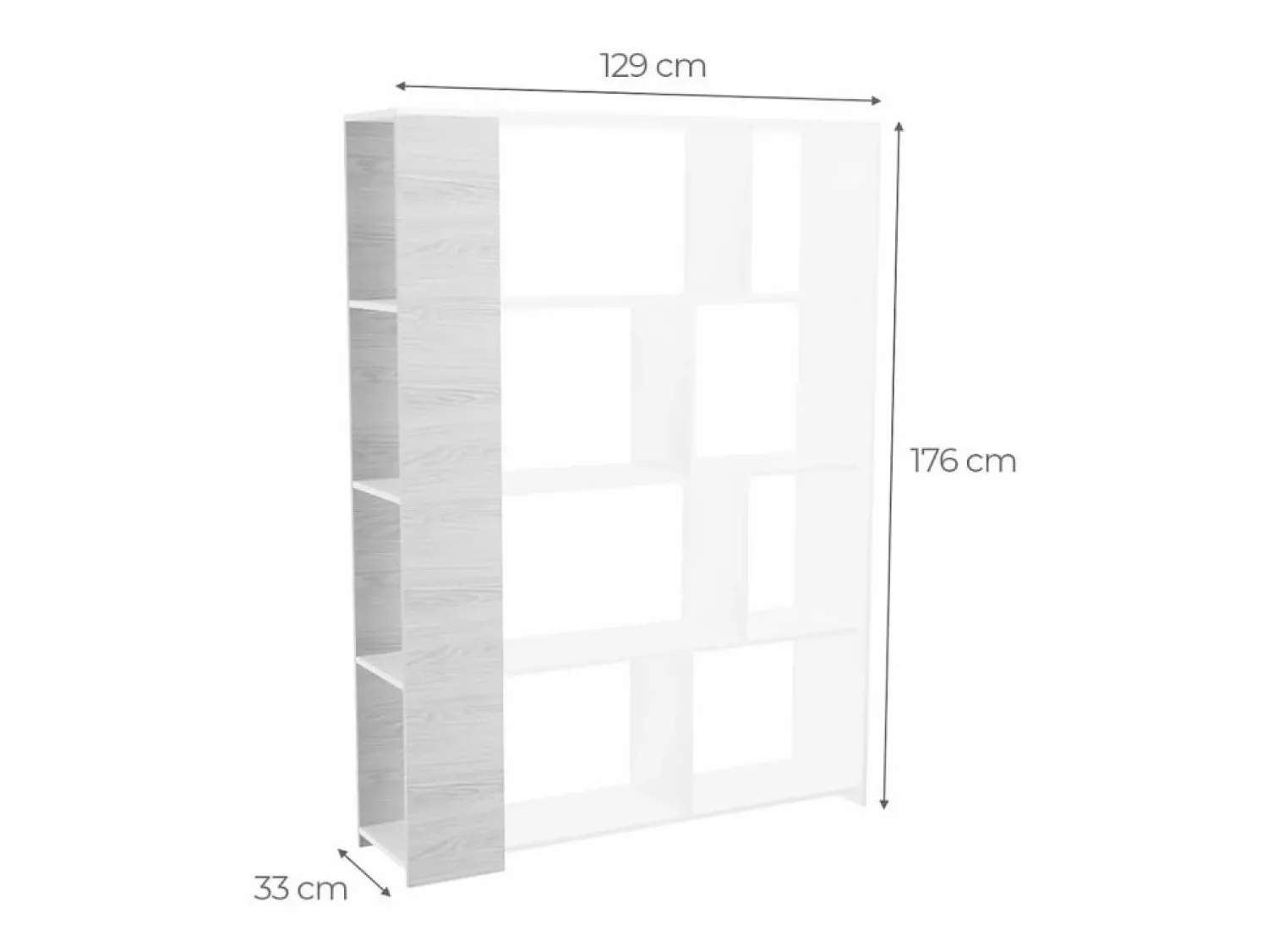 Meyvaser Estantería de Cocina, Unidad de Cocina con estantes, Marco de Metal , Estante Industrial para microondas 50x30x71,5 Cm