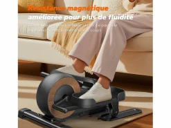 Online Mini elíptica para casa, pedales grandes, silenciosa, 8 niveles de resistencia, pantalla LCD, ideal para mayores Aparato De Musculación