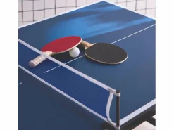 Sale Sweeek Mini mesa de ping pong interior plegable con 2 raquetas y 3 pelotas, Azul