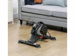 Outlet Mini pedaleador silencioso con 8 niveles de resistencia magnética, acero, negro (58 x 48 x 37 cm)