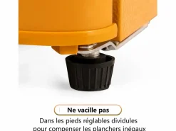 Discount Mini Refrigerador 22L + 38L, 7 Nivel de temperatura, -27 ° C∽13 ° C, sonido 45 dB, Energy Clase E, 102kWh/año, 42x45.5x88.8cm Electrodomésticos De Frío