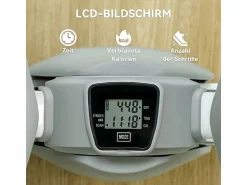 Mini stepper con pantalla LCD, pedales antideslizantes, plástico, (50,5x31,5x26 cm) Aparato De Musculación