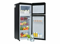 Outlet Mininevera retro, 92 L en total, congelador de 28 L, refrigerador de 64 L, clase energética D, LED, diseño moderno, color (105,5 x 41 x 45,5 cm) Electrodomésticos De Frío