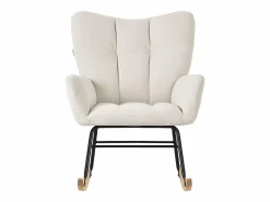 Sale Mecedora , con Funda de Tejido, Estructura de Acero para Dormir Sillón Balancín
