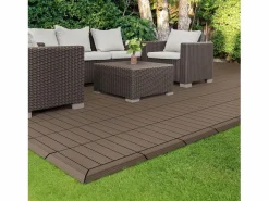 Online Perfil angular de wpc marrón oscuro esquina izquierda 38x2x7,5 cm borde de remate para baldosas con sistema clic aspecto madera para terraza Terraza