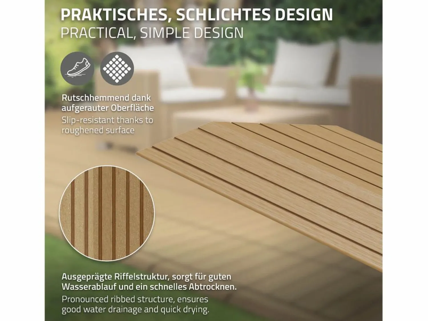 Best ML-DESIGN Perfil angular de wpc marrón teca esquina izquierda 38x2x7,5 cm borde de remate para baldosas con sistema clic aspecto madera para terraza Marru00f3n