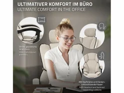 New Silla de oficina ergonómica, , Altura ajustable con respaldo alto Silla De Oficina