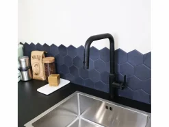Clearance Molette Mezclador de fregadero con teleducha extraíble en mate Grifo De Cocina