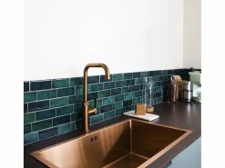 Online Essebagno Molette Mezclador de fregadero cobre cepillado Cobrizo