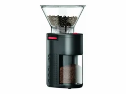 Bodum Molino de café eléctrico BISTRO 160W, muela de acero inoxidable, diseño eco-responsable Oeko-Tex