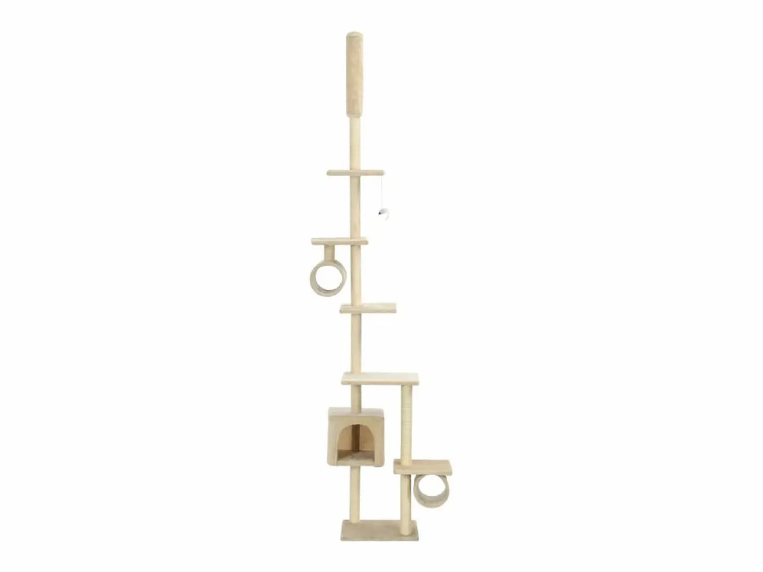 Outlet Mora Rascador para gatos con postes de sisal 260 cm Juego De Animales