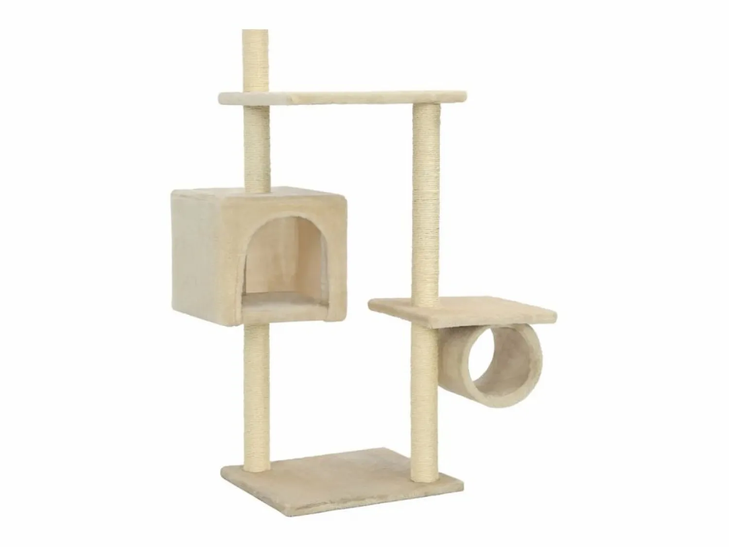 Outlet Mora Rascador para gatos con postes de sisal 260 cm Juego De Animales