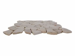 Discount Vente-unique Mosaico POESY suelo pared mármol 1m² piedra natural Crema