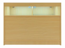 Best Mostrador Comercial con Luz LED B1200 120x60x90cm – Arce Escritorio Secreter