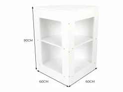 Sale Mostrador Comercial Esquinero Curvo CM60 60x60x90cm – Escritorio Secreter