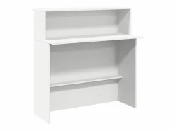 Online Clicnbuy Mostrador de recepción 200x50x103,5 cm madera ingeniería Blanco
