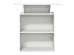 New Clicnbuy Mostrador de recepción 100x40x104cm madera de ingeniería Blanco