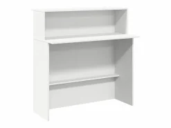 New Mostrador de recepción 100x50x103,5 cm madera de ingeniería Escritorio Tradicional