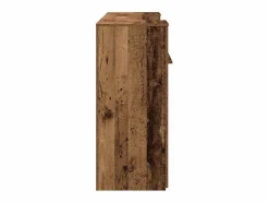 Mostrador de recepción madera vieja 200x50x103,5 cm Escritorio Tradicional