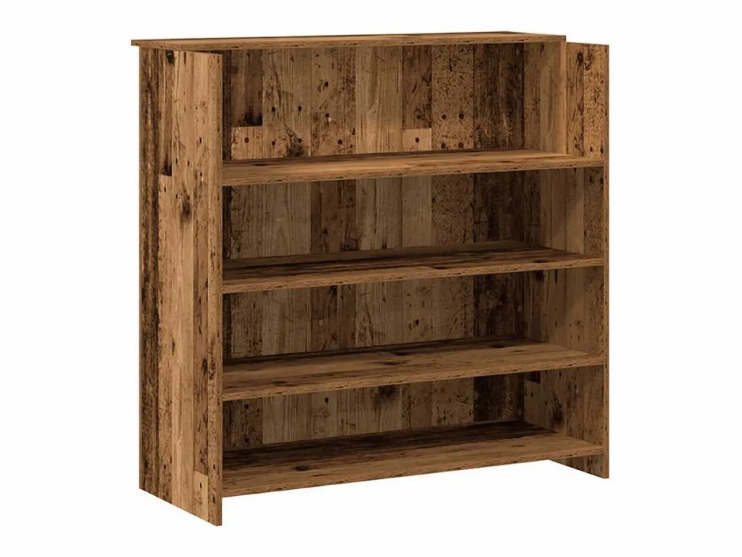 Mostrador de recepción madera vieja 200x50x103,5cm madera de ingeniería