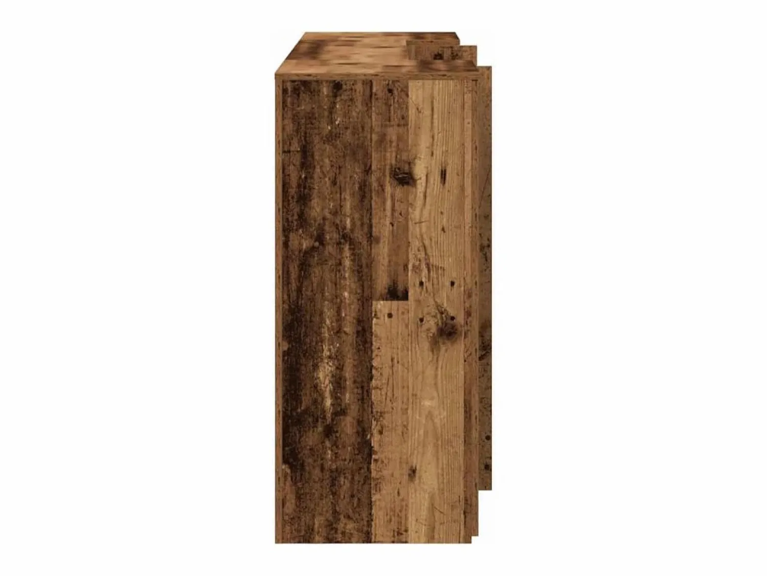 Mostrador de recepción madera vieja 200x50x103,5cm madera de ingeniería