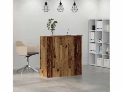 Online Mostrador de recepción madera vieja 100x50x103,5 cm Escritorio Tradicional