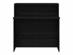 Online vidaxl Mostrador de recepción 100x50x103,5 cm madera ingeniería Negro
