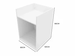 Monstershop Mostrador para Caja Registradora TB60 60x60x90cm – Blanco