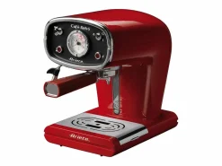 Ariete Máquina de café 1388 Café Retro Roja 850W - Cápsulas y Monodosis, Depósito 1L, Diseño Vintage