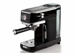 Clearance Ariete Máquina de espresso 1381 negra 15 bares, 1300W, compatible con café molido y cápsulas, con manómetro y Maxi-Cappuccino Negro