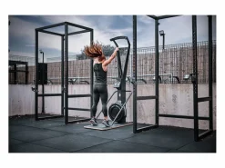 Máquina de esquí de aire con soporte de suelo - Half Human - Casa/Apartamento - Pantalla LCD con 8 programas Aparato De Musculación