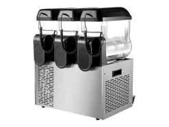 Máquina de Granizado Comercial SucceBuy 12 Lx3, Máquina de Bebidas Frías con Triple Depósito, Acero Inoxidable para la Casa, la Fiesta, el Café