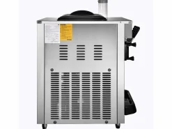 Máquina de Helado Blando SucceBuy, 22-30 L/H, 2200 W, Máquina de Helado Italiano Comercial Tolva 2x6 L Pequeño Electrodoméstico