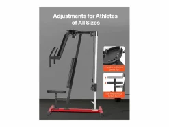 Máquina de prensa de pecho ajustable SucceBuy, capacidad de 204 kg, equipo para entrenamiento de pecho, espalda, deltoides posteriores y hombros, gimnasio en casa