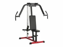 Máquina de prensa de pecho ajustable SucceBuy, capacidad de 204 kg, equipo para entrenamiento de pecho, espalda, deltoides posteriores y hombros, gimnasio en casa