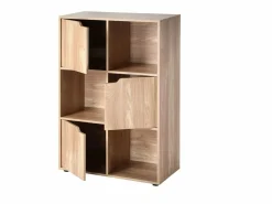 Clearance Calicosy Mueble 6 estantes con 3 puertas Beige