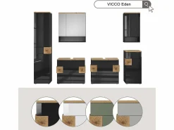 Clearance Vicco Mueble bajo lavabo 73.1x37x64 eden Blanco