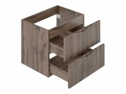 Best Petits-Meubles Mueble bajo lavabo 60cm encimera Tao Madera Color natural claro