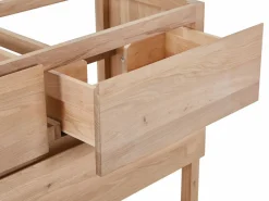 Sale Vente-unique Mueble bajo lavabo de roble macizo - Natural claro - L120 cm - TARELO Color natural claro