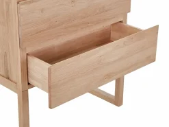 New Vente-unique Mueble bajo lavabo de roble macizo - Natural claro - L80 cm - TARELO Color natural claro