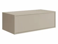 Vente-unique Mueble bajo lavabo flotante para baño, color , L94 x H32 cm, TEANA